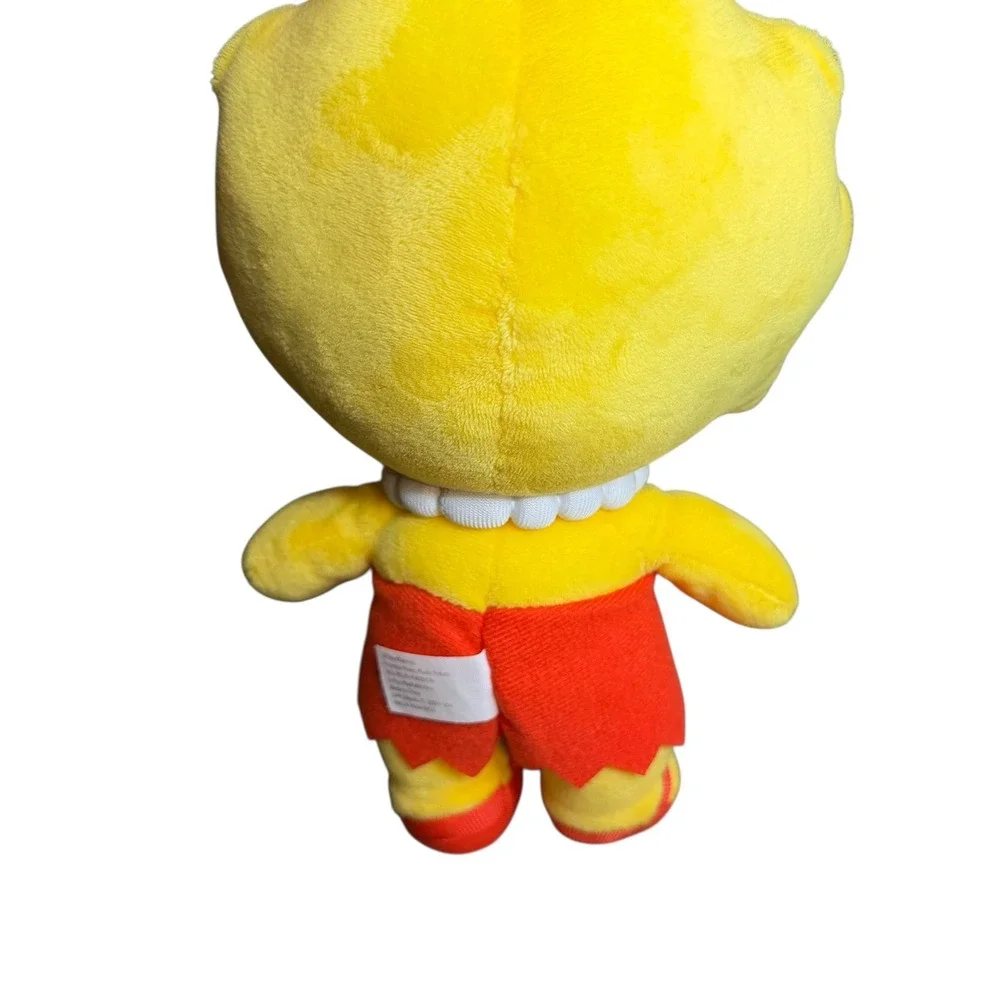 The Simpsons Lisa Simpson Plush Toy Yellow Red Dress Universal Studios 18mo+